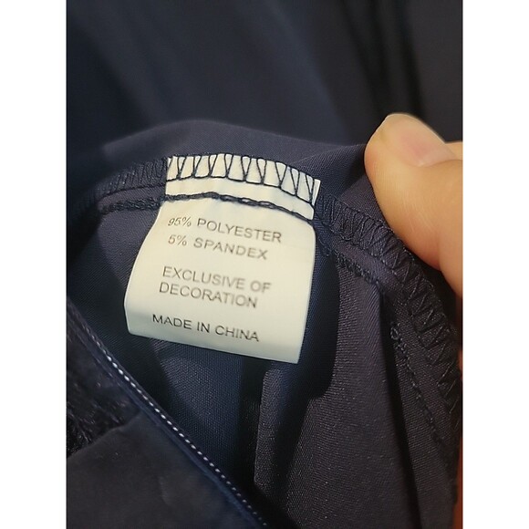 Rosewe Maxi Lace wide legged Navy Jumpsuit Size Sm No MFG Tag Wedding Special Oc - Picture 12 of 13